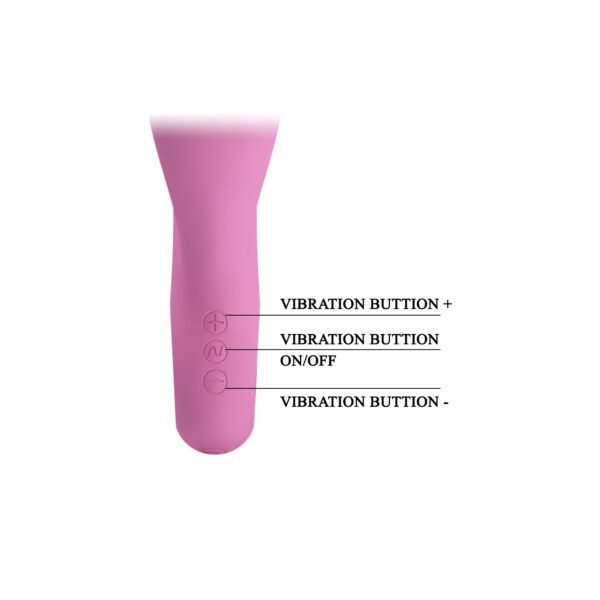 Dildo Canrol Pink en silicona ABS, 12 funciones de vibración, 3 rotaciones, diseño curvo para estimulación dual de punto G y clítoris+ – Athenea Studios Sex Shop – recargable USB, color rosa, disponible en Bogotá, Medellín, Cali y toda Colombia