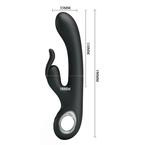 Dildo Vibrador de Silicona Carina