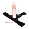 Arnés con dildo vibrador realista, 7 funciones, material PVC y TPR, diseño anatómico para pareja – Athenea Studios Sex Shop – adecuado para hombres y mujeres, resistente al agua, disponible en Bogotá, Medellín, Cali y toda Colombia