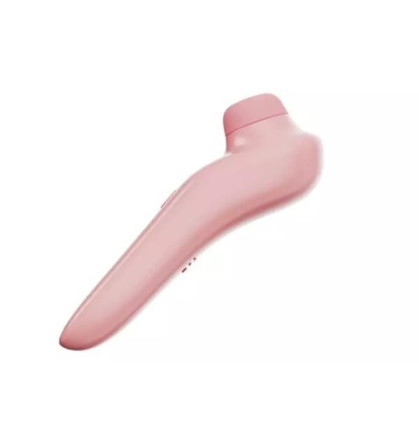 Succionador de clítoris color rosa con boquilla de silicona médica y múltiples modos de succión – Athenea Studios Sex Shop – estimulador de clítoris por ondas de aire, disponible en Bogotá y toda Colombia