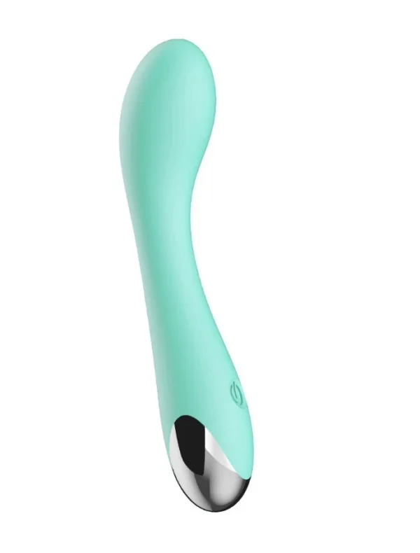 Vibrador curvo para punto G Yamol en silicona médica, con 10 modos de vibración silenciosa – Athenea Studios Sex Shop – juguete recargable USB disponible en varios colores para envío a Bogotá, Medellín y toda Colombia
