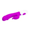 Vibrador Rabbit clásico Peter en silicona color magenta, con 30 modos de vibración para placer dual – Athenea Studios Sex Shop – juguete potente para punto G y clítoris, disponible para envío a toda Colombia