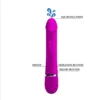 Vibrador Rabbit Henry color púrpura con función de chorro eyaculador (squirt) y 12 modos de vibración – Athenea Studios Sex Shop – juguete de silicona recargable para estimulación dual, disponible en Bogotá y toda Colombia