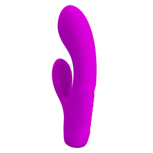 vibrador-rabbit-flexible-tim-pretty-love-12-funciones-athenea-studios-juguetes-sexuales (7) Vibrador Rabbit flexible Tim de Pretty Love en silicona magenta, con 12 funciones y brazo texturizado – Athenea Studios Sex Shop – juguete 100% sumergible para placer dual, disponible en Bogotá, Medellín y toda Colombia.