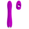 Vibrador Rabbit 3-en-1 color magenta, combina succionador de clítoris con vibrador de punto G, 12 funciones – Athenea Studios Sex Shop – juguete recargable de silicona para orgasmo triple, disponible en Bogotá y toda Colombia