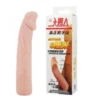 Funda extensora para pene estilo japonesa clásica de TPR realista, aumenta largo y grosor – Athenea Studios Sex Shop – juguete recortable y ajustable para parejas, disponible en Bogotá, Cali y toda Colombia
