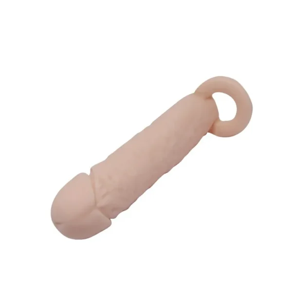 funda-extensora-piel-real-anillo-testicular-athenea-studios-juguetes-sexuales (4) Funda extensora de pene con textura piel real y anillo testicular – Athenea Studios Sex Shop – juguete realista para aumentar largo y grosor, disponible en Cali, Bogotá y toda Colombia.