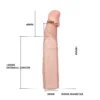 funda-extensora-vibrador-impacto-japonesa-textura-athenea-studios-juguetes-sexuales (3) Funda extensora para pene estilo japonesa con textura de relieve y vibrador de impacto – Athenea Studios Sex Shop – juguete para engrosamiento y placer en pareja, disponible en Bogotá y toda Colombia