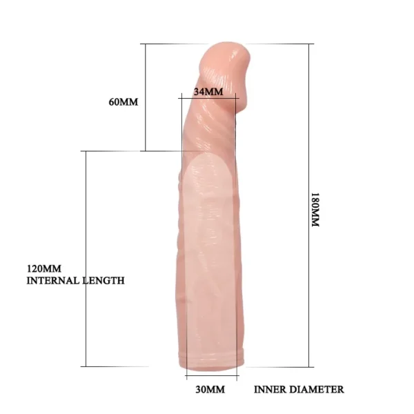 funda-extensora-vibrador-impacto-japonesa-textura-athenea-studios-juguetes-sexuales (3) Funda extensora para pene estilo japonesa con textura de relieve y vibrador de impacto – Athenea Studios Sex Shop – juguete para engrosamiento y placer en pareja, disponible en Bogotá y toda Colombia