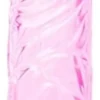 Funda para pene de silicona rosa transparente con textura de nódulos – Athenea Studios Sex Shop – extensor de pene suave para parejas, disponible en Bogotá y toda Colombia.