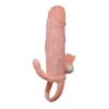funda-pene-vibradora-brave-man-contacto-realista-athenea-studios-juguetes-sexuales (3) Funda para pene vibradora Brave Man con activación por contacto y anillo testicular – Athenea Studios Sex Shop – extensor inteligente realista para placer en pareja, disponible en Bogotá y toda Colombia