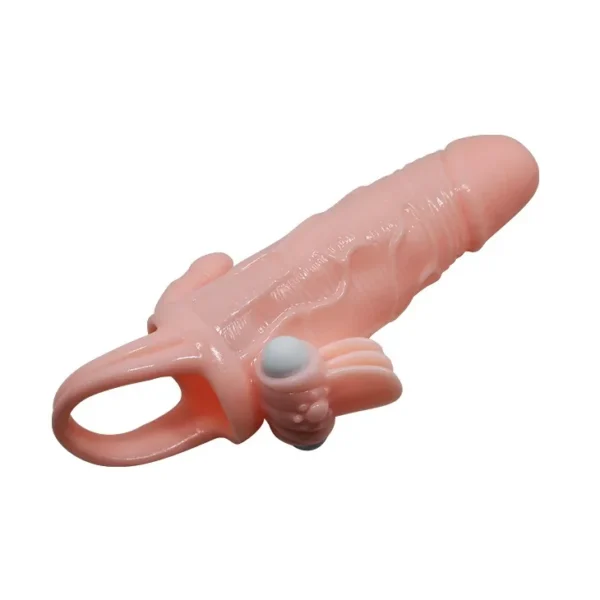 funda-pene-vibradora-brave-man-contacto-realista-athenea-studios-juguetes-sexuales (4) Funda para pene vibradora Brave Man con activación por contacto y anillo testicular – Athenea Studios Sex Shop – extensor inteligente realista para placer en pareja, disponible en Bogotá y toda Colombia