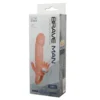 funda-pene-vibradora-brave-man-contacto-realista-athenea-studios-juguetes-sexuales (6) Funda para pene vibradora Brave Man con activación por contacto y anillo testicular – Athenea Studios Sex Shop – extensor inteligente realista para placer en pareja, disponible en Bogotá y toda Colombia