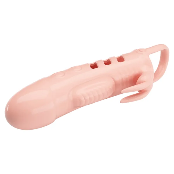funda-pene-vibradora-sloane-realista-extension-anillo-athenea-studios-juguetes-sexuales (4) Funda para pene vibradora Sloane color piel con extensión de 2.5 cm y anillo testicular – Athenea Studios Sex Shop – extensor realista con vibración para parejas, disponible en Bogotá y toda Colombia.