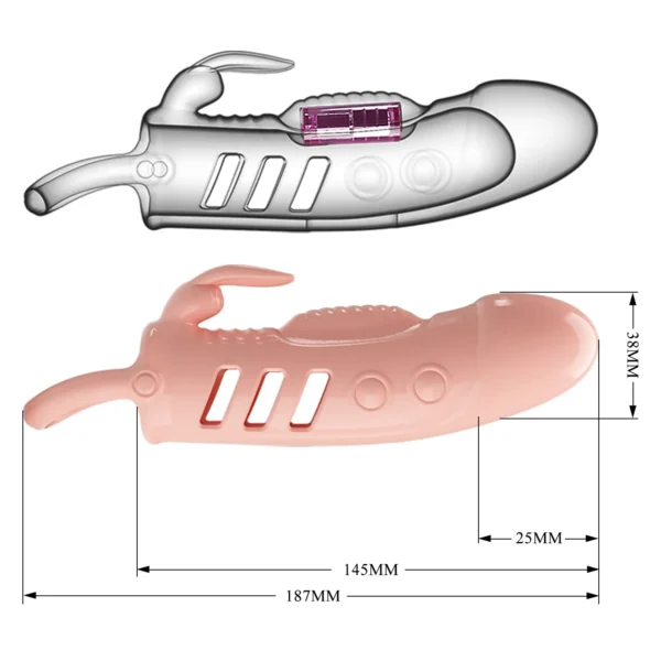 funda-pene-vibradora-sloane-realista-extension-anillo-athenea-studios-juguetes-sexuales (6) Funda para pene vibradora Sloane color piel con extensión de 2.5 cm y anillo testicular – Athenea Studios Sex Shop – extensor realista con vibración para parejas, disponible en Bogotá y toda Colombia.