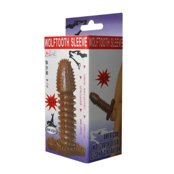 funda-pene-wolftooth-textura-intensa-realista-athenea-studios-juguetes-sexuales (6) Funda para pene Wolftooth color piel con textura acanalada intensa – Athenea Studios Sex Shop – extensor de pene realista de TPR para engrosamiento y placer, disponible en Cali, medellin, Bogotá y toda Colombia