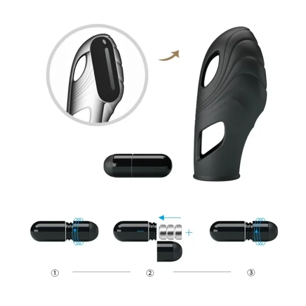 vibrador-de-dedo-lich-estimulador-clitoris-juegos-previos-athenea-studios-juguetes-sexuales (2) Vibrador de dedo Lich color negro de silicona con correas ajustables – Athenea Studios Sex Shop – estimulador de clítoris y pezones para juegos previos, disponible en Cali, Medellin, Bogotá y toda Colombia