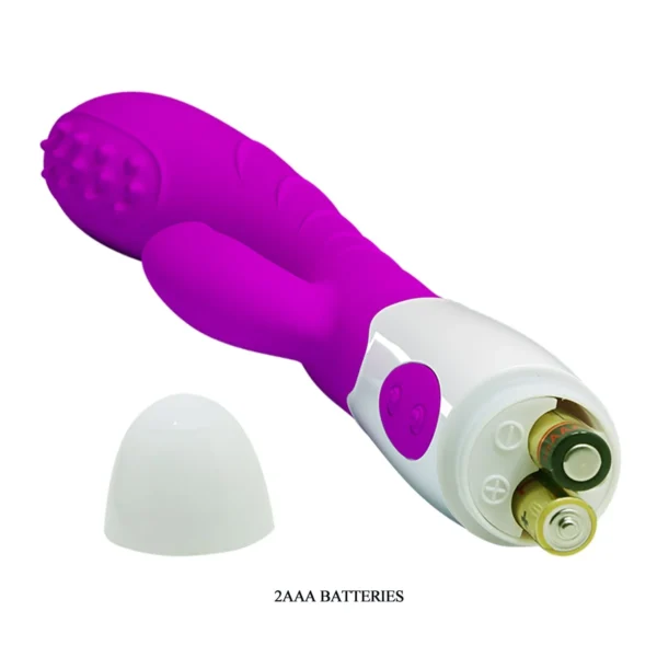 vibrador-rabbit-arthur-eje-giratorio-perlas-athenea-studios-juguetes-sexuales (3) Vibrador Rabbit Arthur color magenta con sistema de perlas giratorias internas y estimulador de clítoris – Athenea Studios Sex Shop – juguete de silicona a baterías con 10 funciones, disponible en Bogotá y toda Colombia